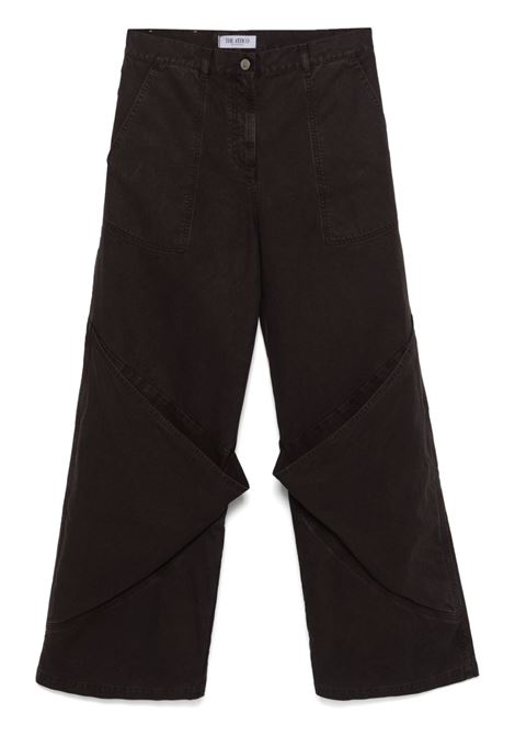 Brown wide-leg jeans The attico - women THE ATTICO | 250WCP00198DDC093AA064